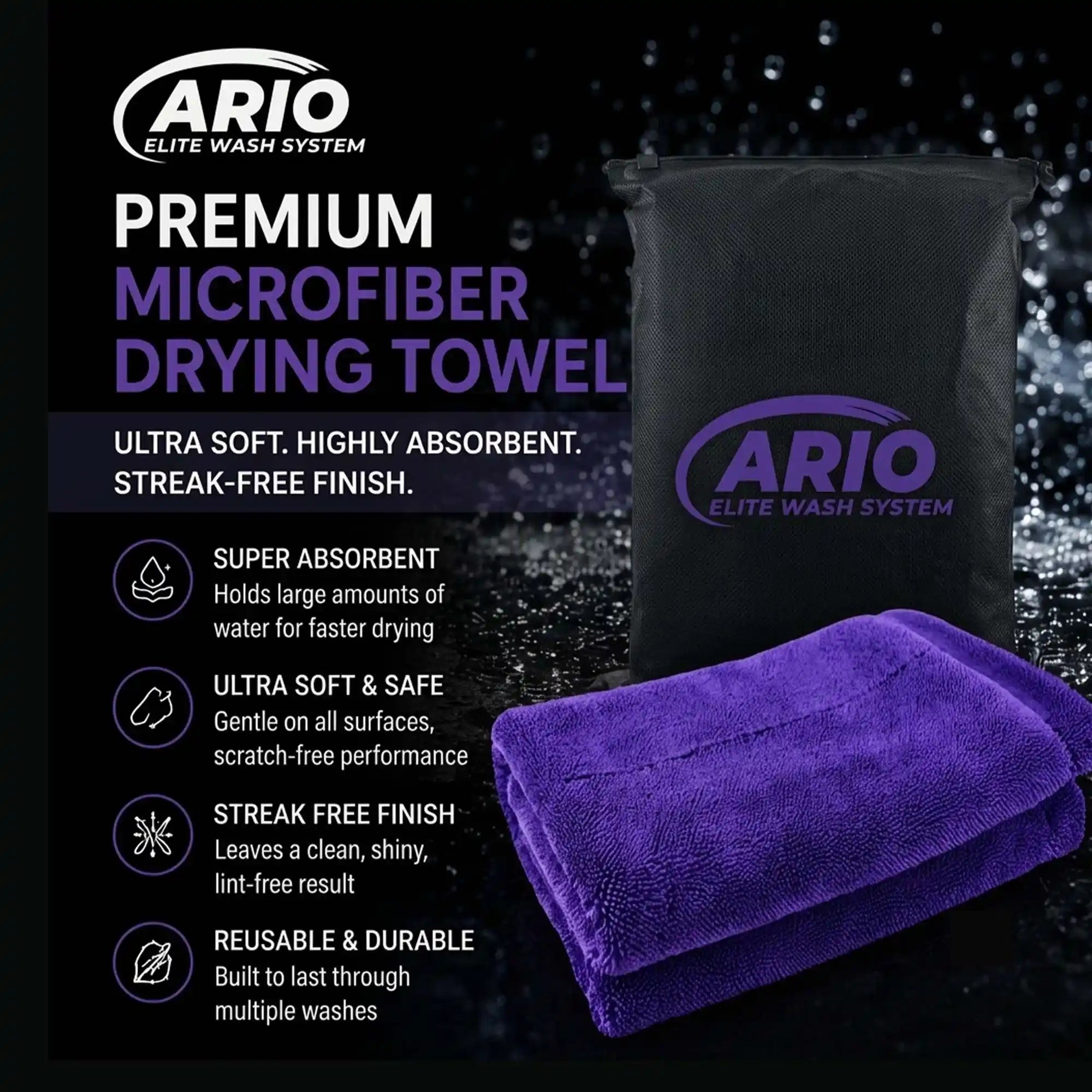AEWS Drying Towel DS Twist Loop 1600 GSM