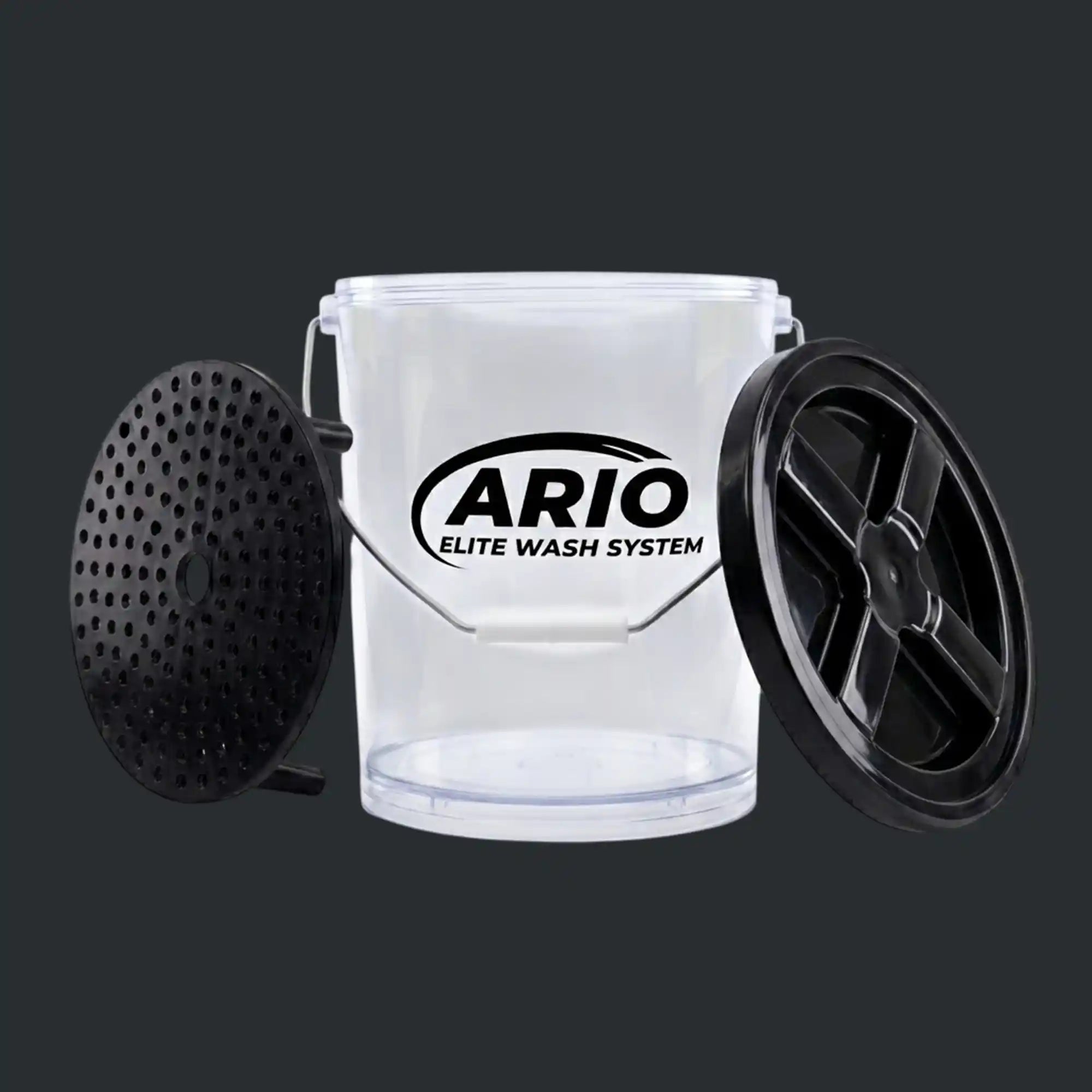 AEWS Bucket Clear, Black Top