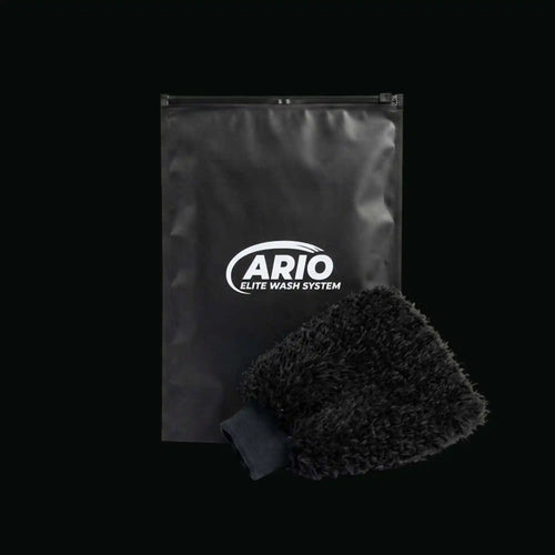 AEWS Solid Black Wash Mitt
