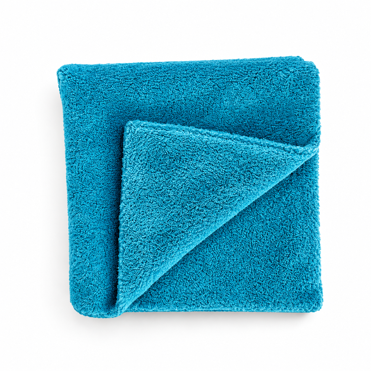 Coral Blue Fleece Interior Towel | High Density 40x40cm