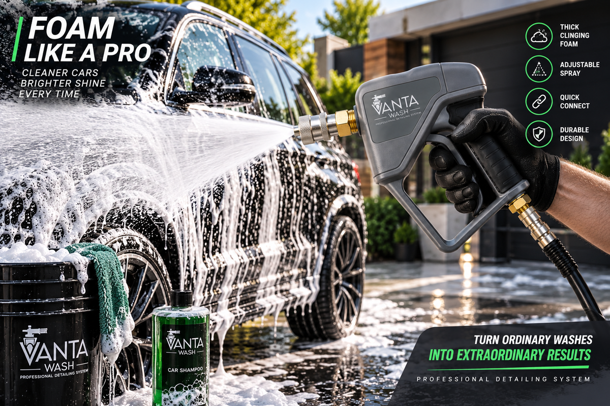 Vanta Wash | Ultra-Premium SS Trigger Gun with Integrated Anti-Tangle Swivel