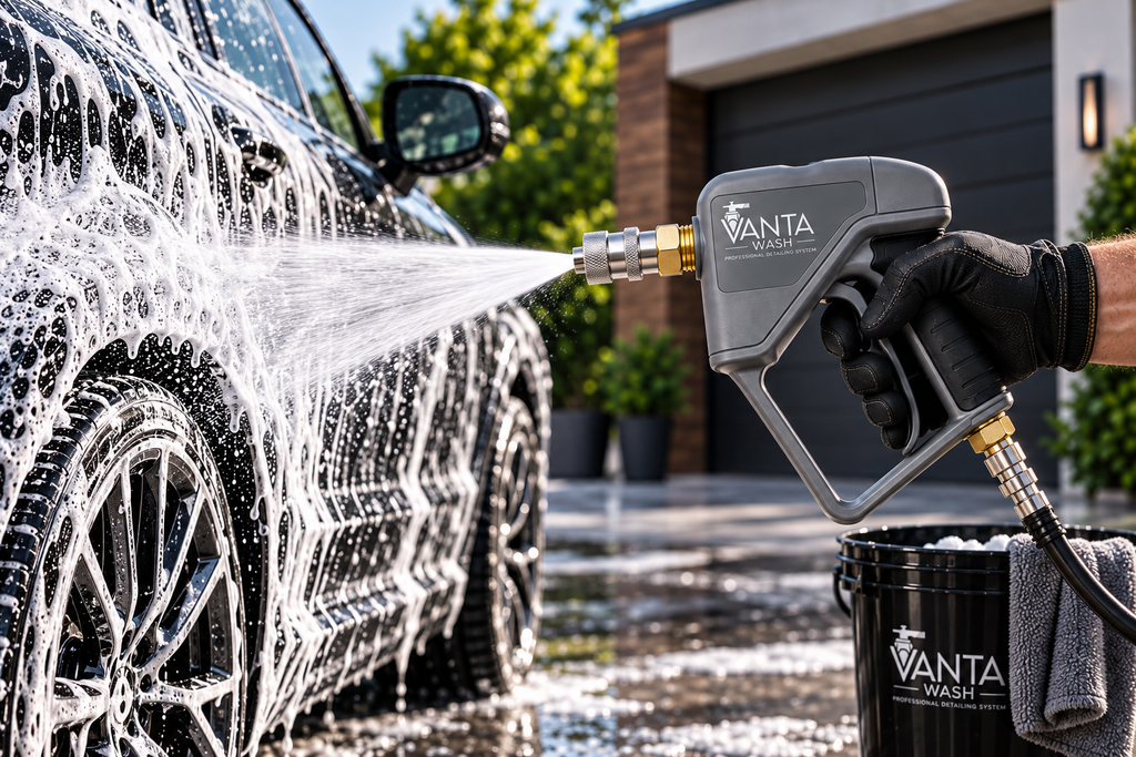 Vanta Wash | Ultra-Premium SS Trigger Gun with Integrated Anti-Tangle Swivel