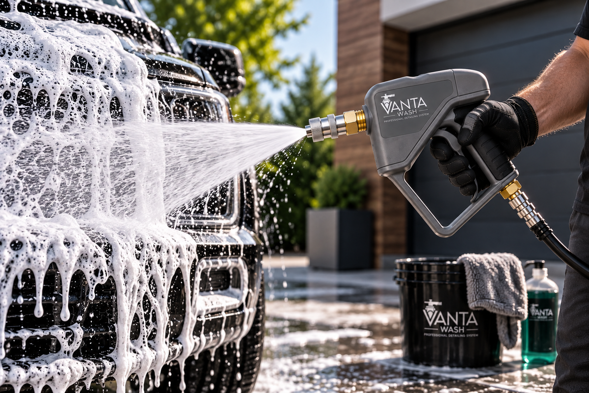 Vanta Wash | Ultra-Premium SS Trigger Gun with Integrated Anti-Tangle Swivel