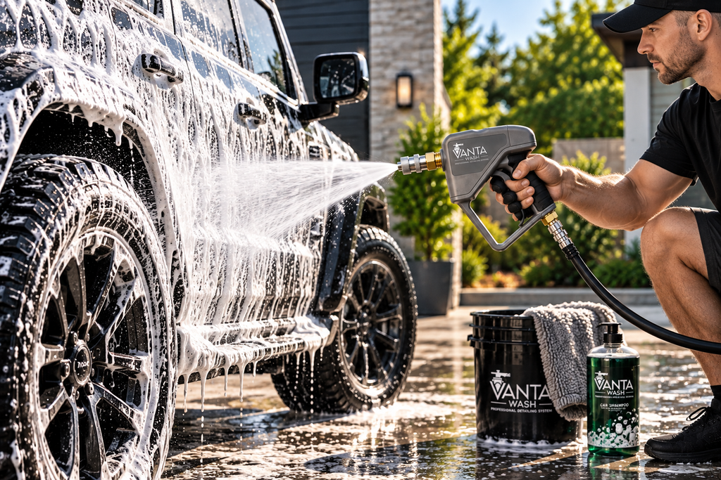 Vanta Wash | Ultra-Premium SS Trigger Gun with Integrated Anti-Tangle Swivel