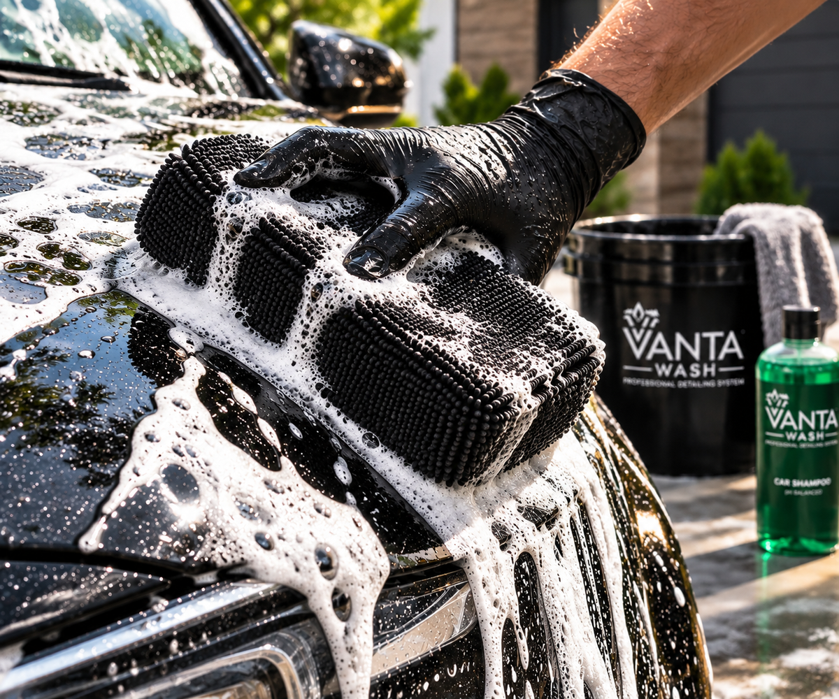 Microfiber Wash Sponge Applicator | Car Detailing Pad