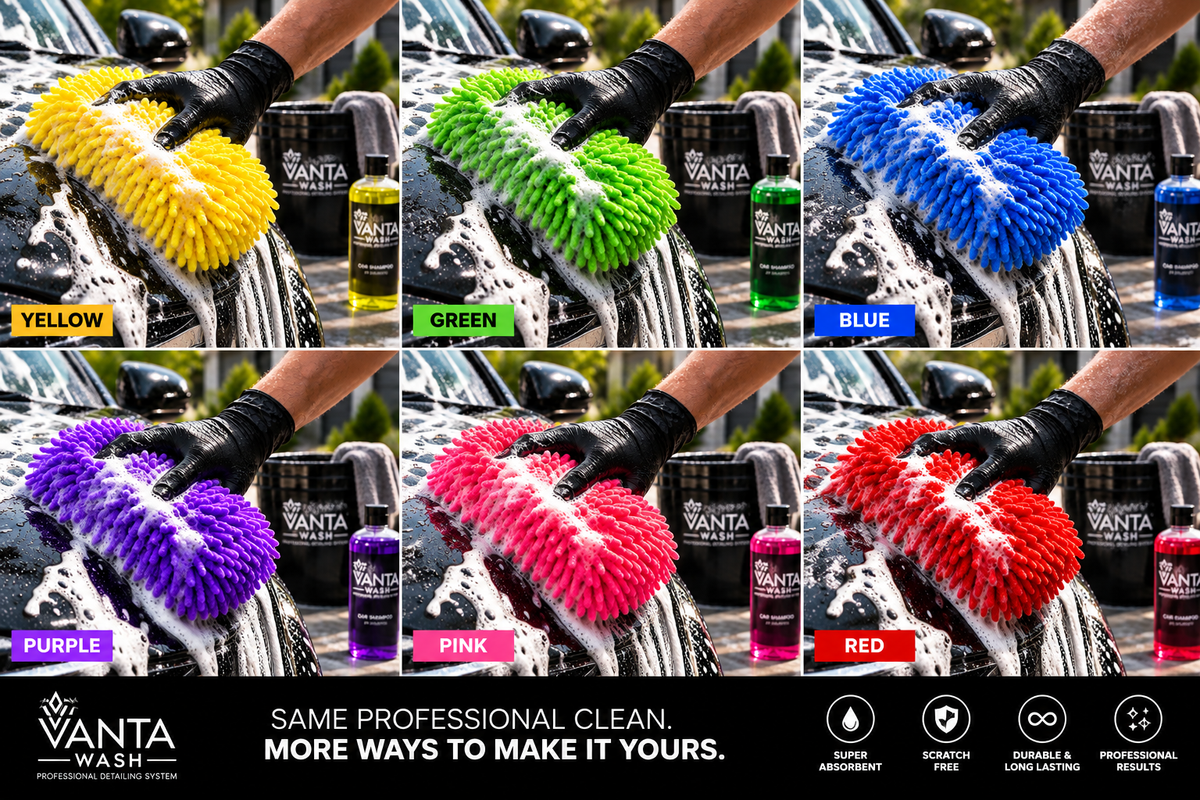 Premium Chenille Wash Mitt | Scratch-Free Car Wash Glove