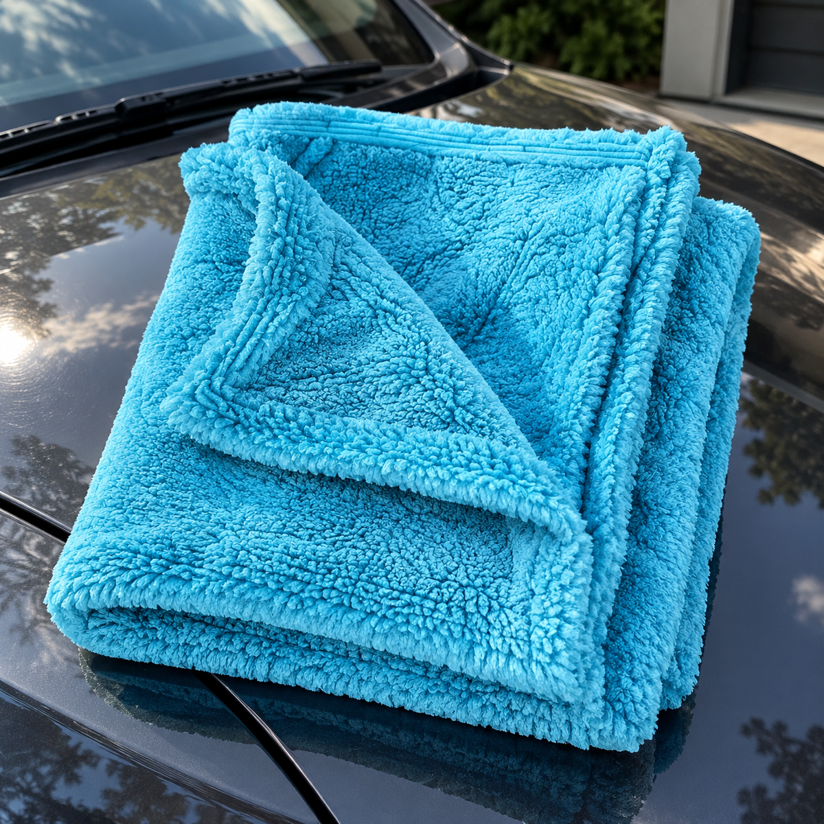 Coral Blue Twist Loop 1200 gsm 40*60cm Drying Towel