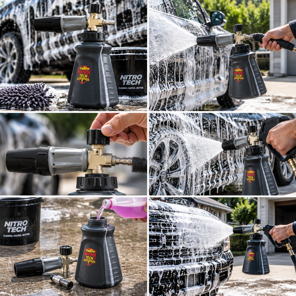 NT Pro Foam Cannon | Thick Clinging Foam Sprayer