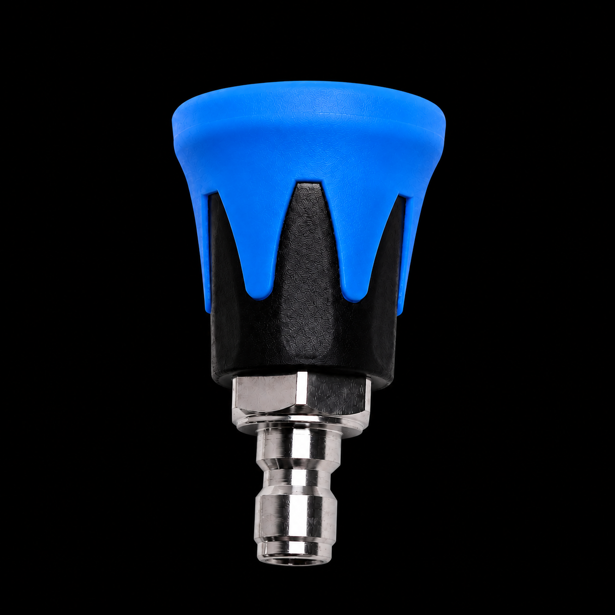 Nitro Tech Pressure Washer Horn Nozzle Tip Soft Guards 2-Pack Red/Blue 1/4" QC