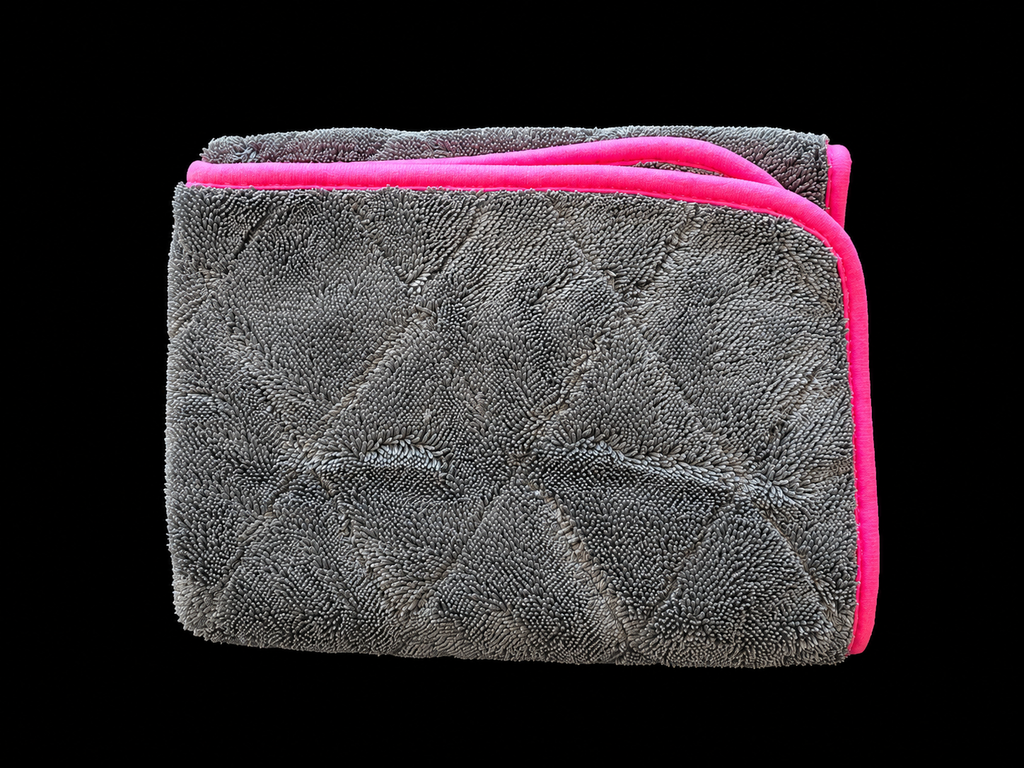 Pink Ribbon Premium Twist Loop Drying Towel – 50 x 60 cm